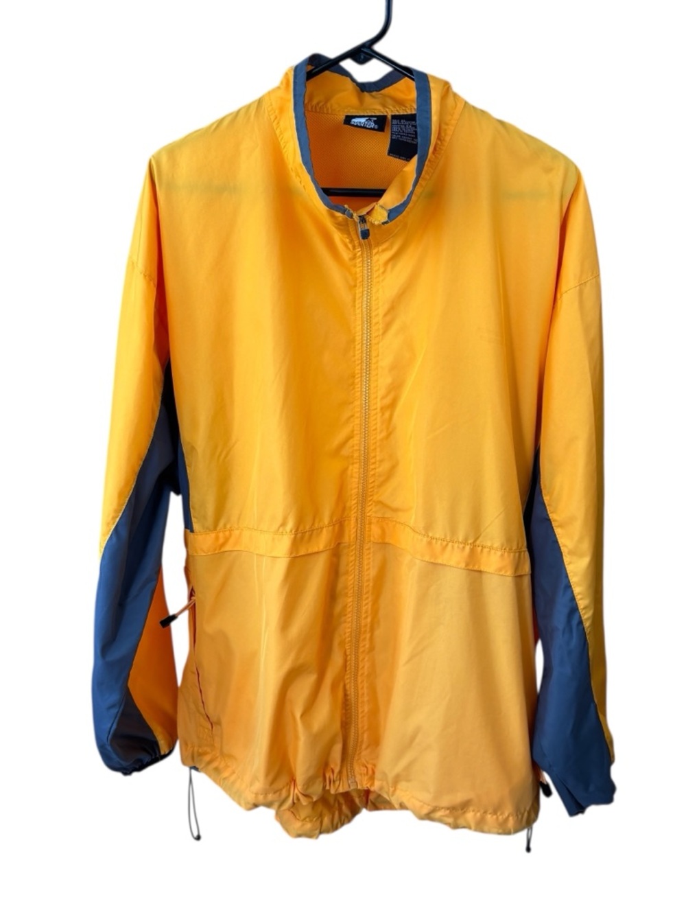 STARTER vintage windbreaker, size XL, 90s, colorful, unisex, full zip, pockets